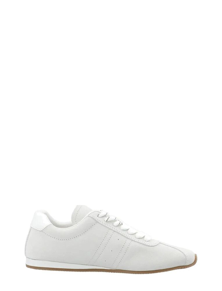 Bianco Biafrida Sneaker Suede & Leather - White - 41 - main photo