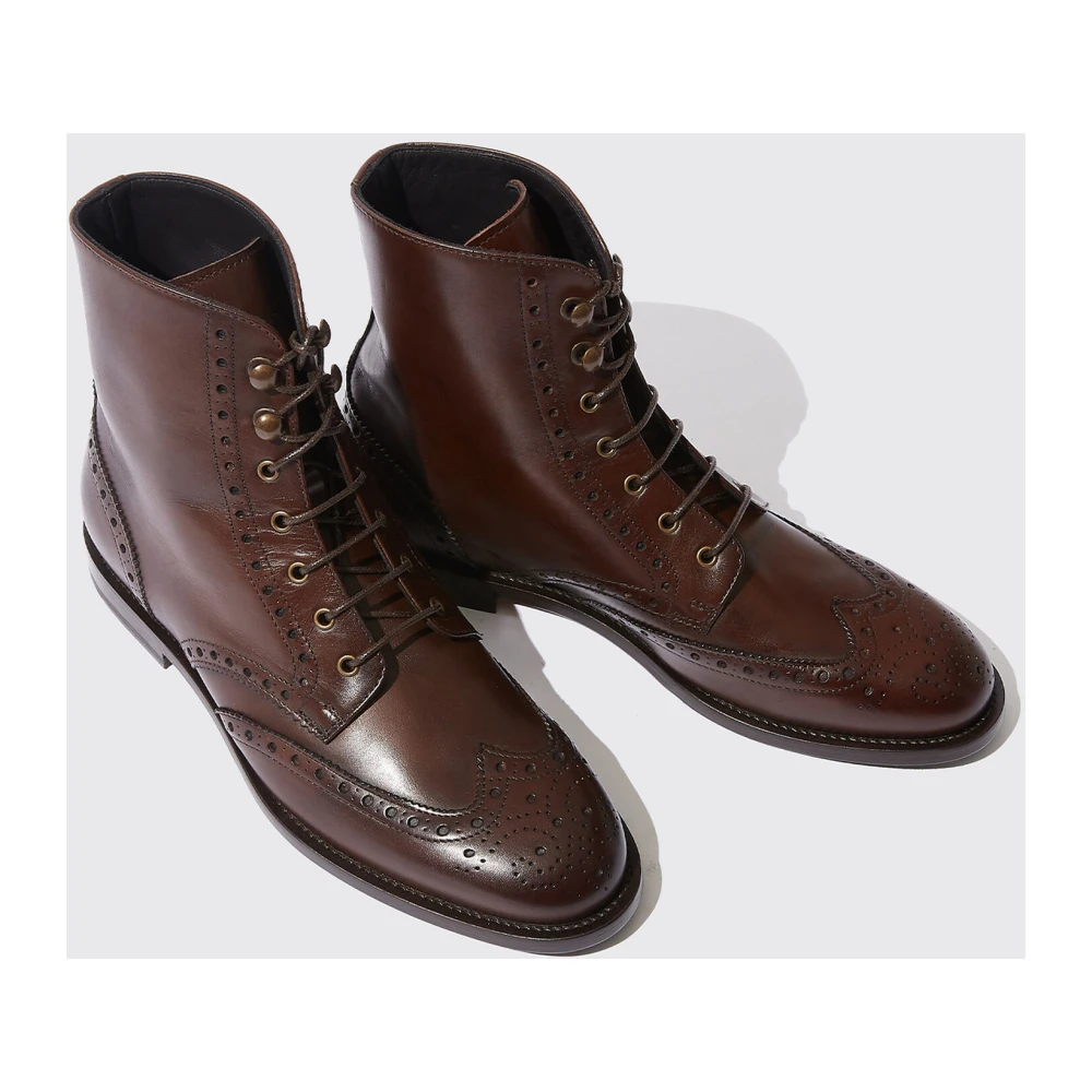 Scarosso Dame Sko Brun 38 1/2 EU, - side a