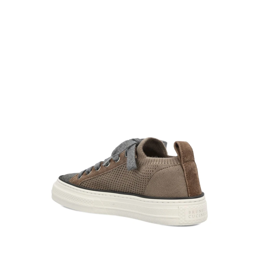 Brunello Cucinelli Dame Sko Brun 37 EU, - side a