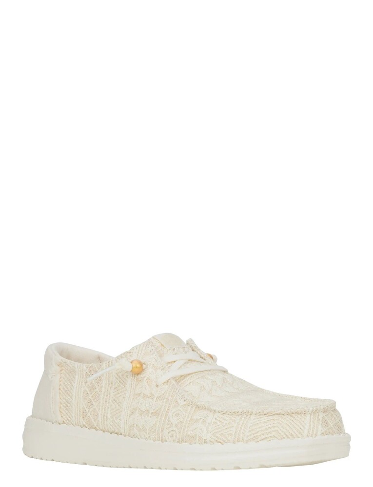 Hey Dude Wendy Crochet Lace   Cream   37 - main photo