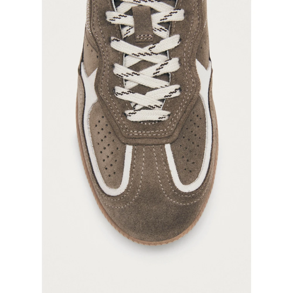 Alohas Tb.490 Rife Taupe Leather Sneakers Brown 38 - side b