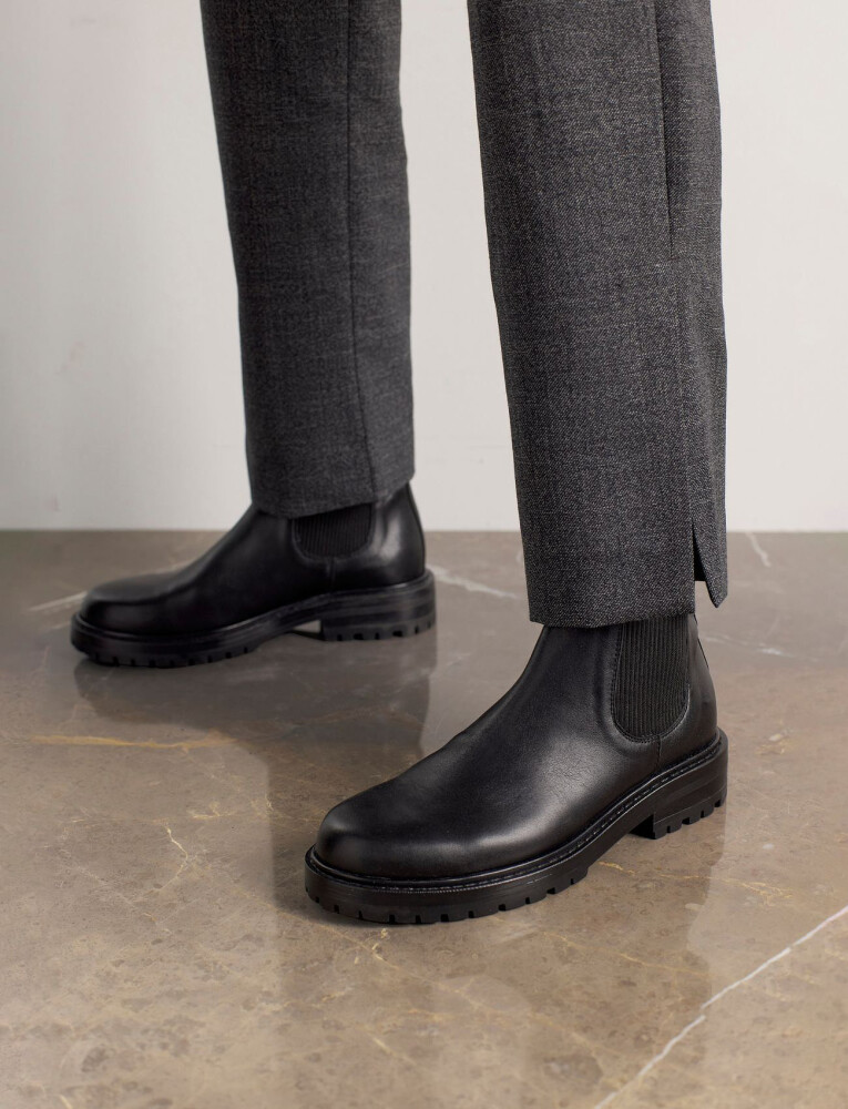 ANGULUS Booties - Flat - With Elastic - Black - 37 - main photo