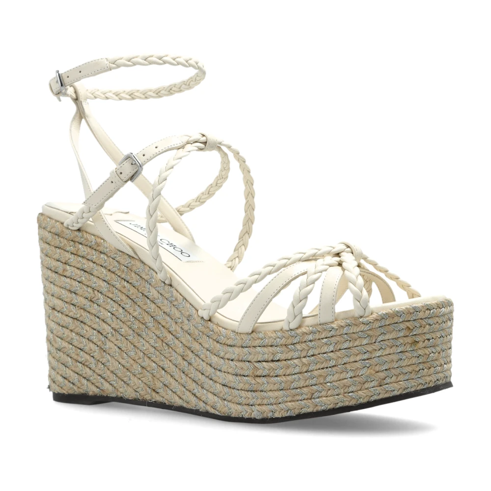 Jimmy Choo Dame Sko Beige 41 EU, - side b
