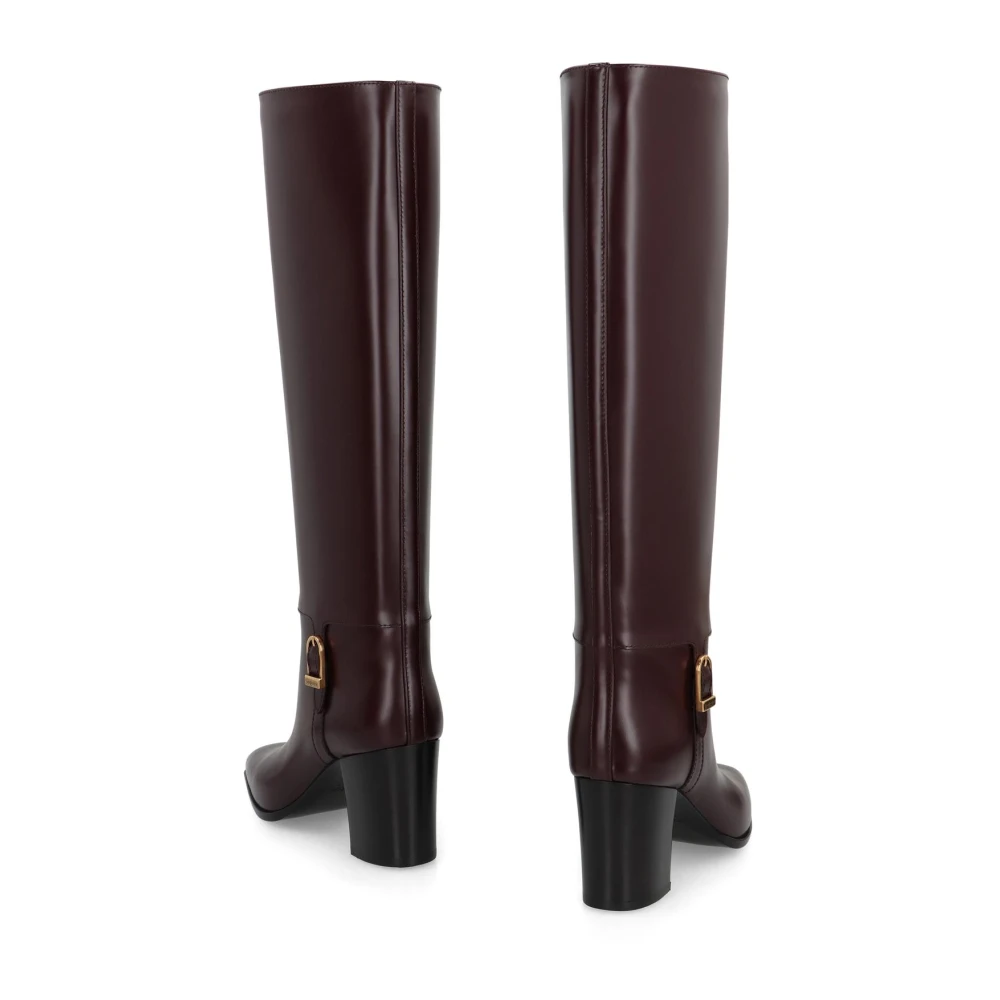 Saint Laurent Dame Sko Rød 37 EU, - side b