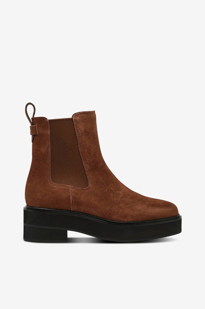 Lauren Ralph Lauren   Boots Adrianna boots bootie   Brun - main photo