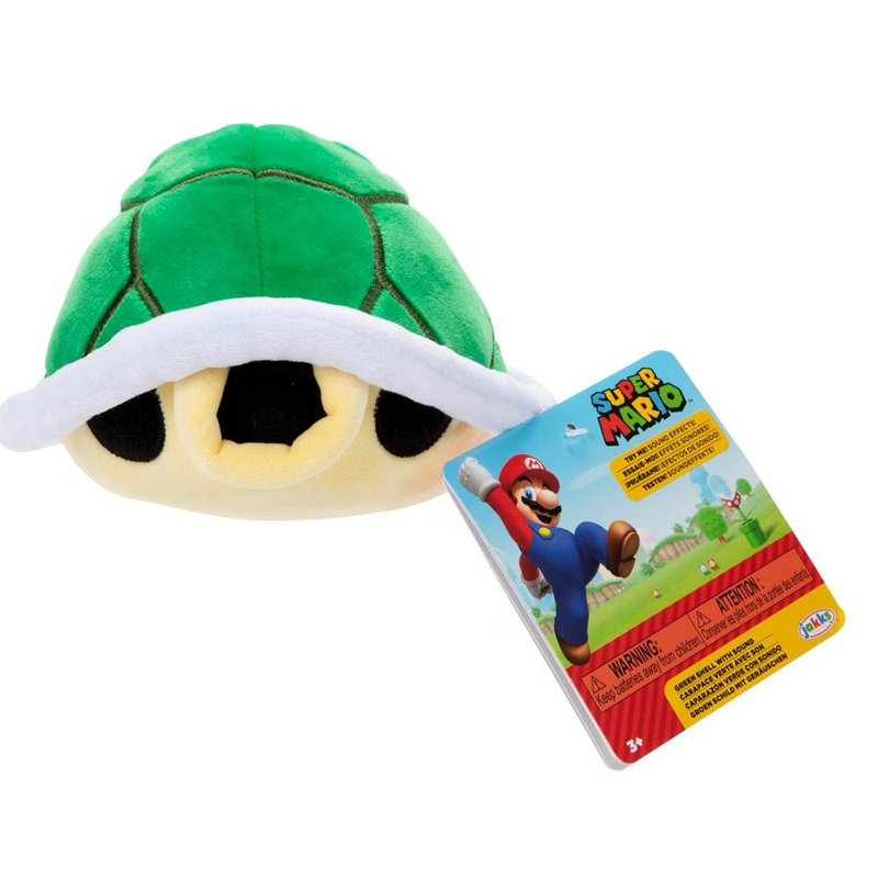 Super Mario Plysjbamse Green Turtle Shell » Best Pris på Prisradar.no