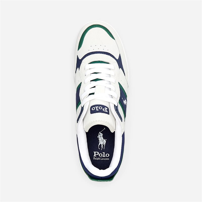 Masters Sport Suede Sneaker - Bianco/Navy/Green - side b