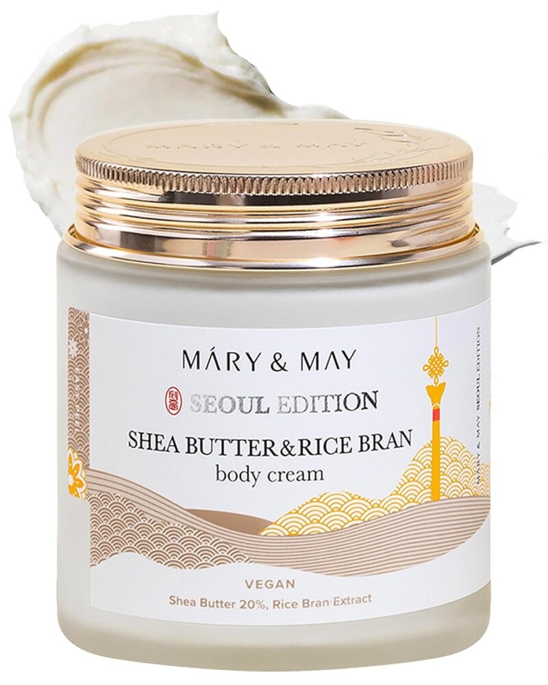 May Shea Mary & May Shea Butter & Rice Bran Body Cream 250ml » Best Pris på ...