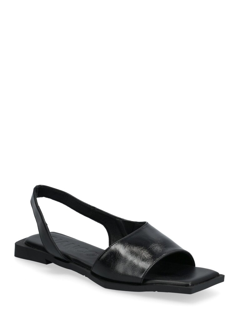Bianco Biayve Square Slingback Sandal Faux Leather   Black   41 - main photo