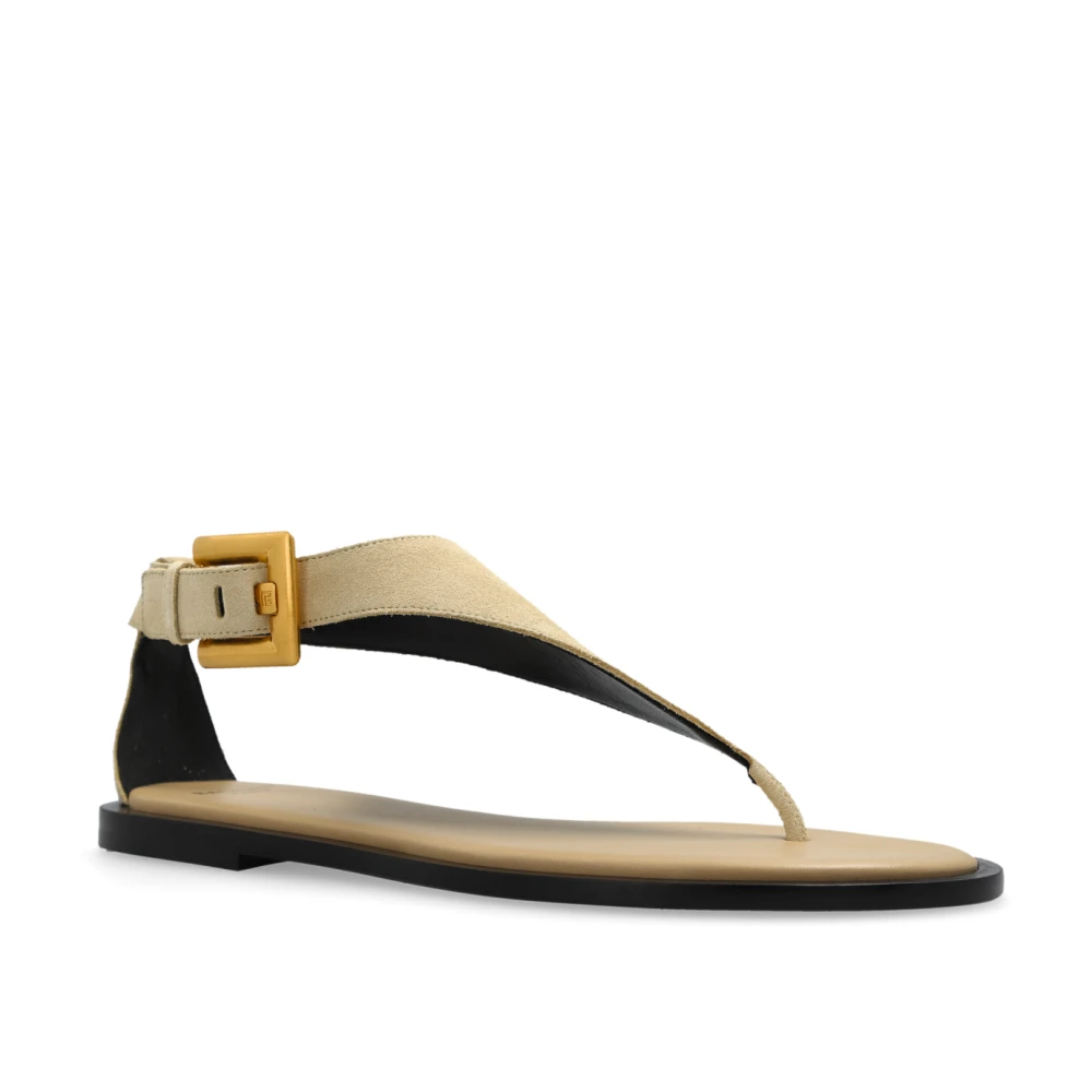 Balmain, Dame, Sko, Beige, 39 EU, - side b