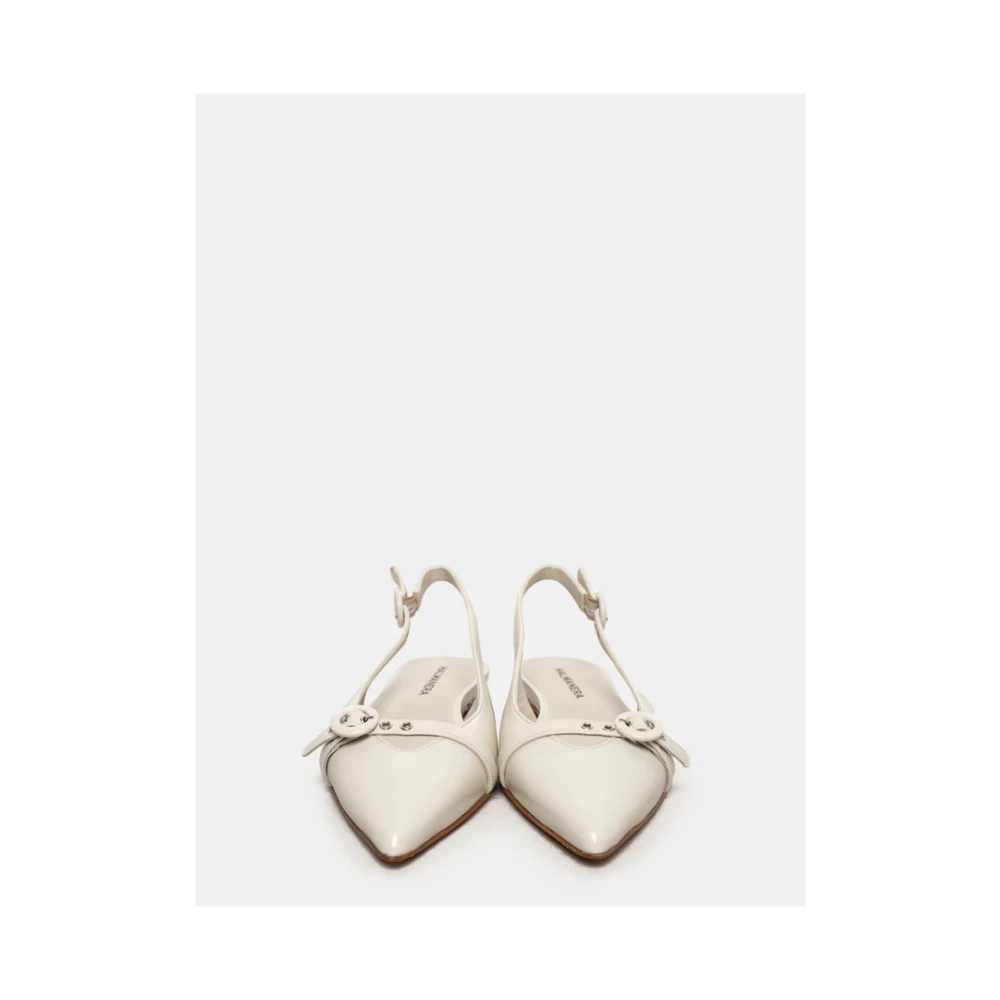 Halmanera Dame Sko Beige 37 EU, - side a