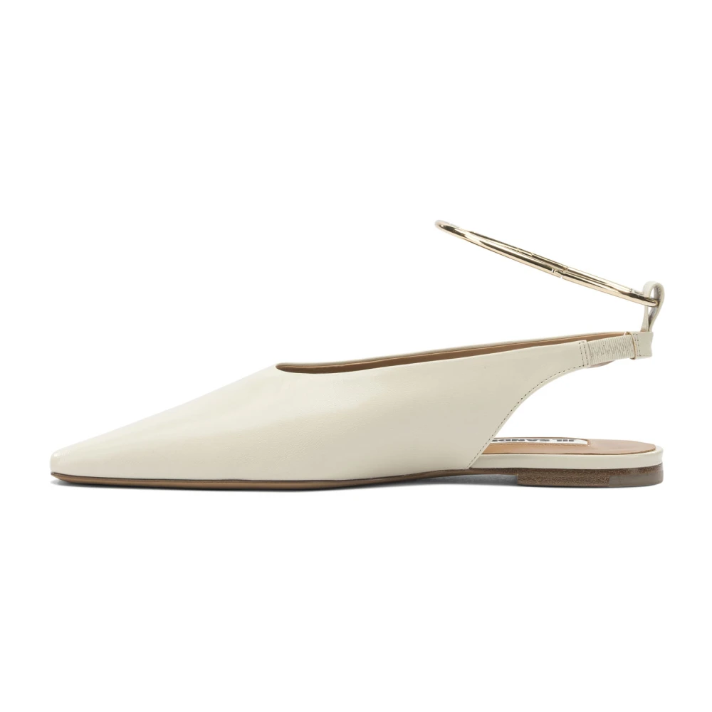 Jil Sander Dame Sko Beige 39 EU, - side a