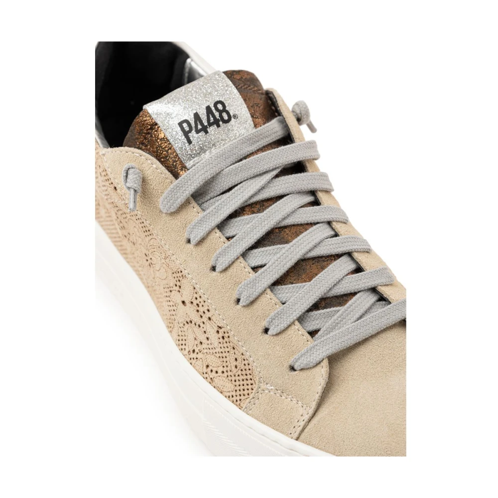 P448 Dame Sko Beige 37 EU - side b
