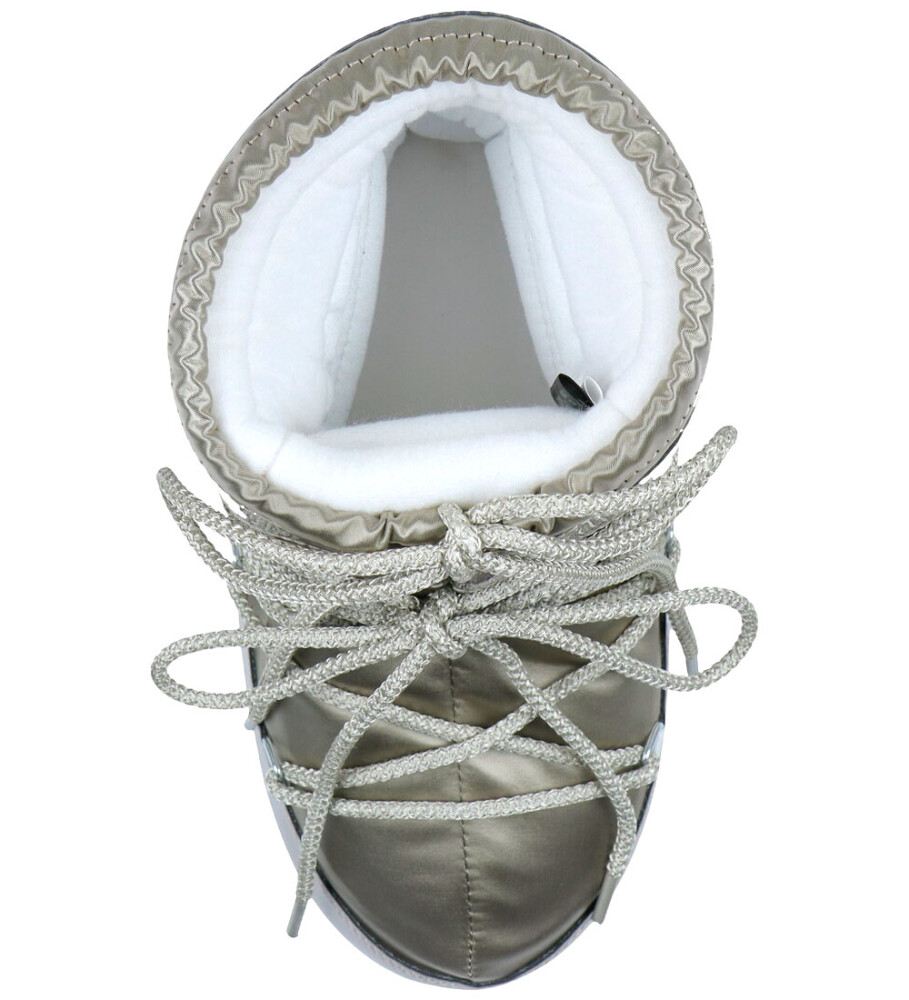 Moon Boot Vintersko Ikon med lavt blikk Platina Moon Boot 42/44 Vinterstøvler Beige Grå Metallic 42 44 - side b