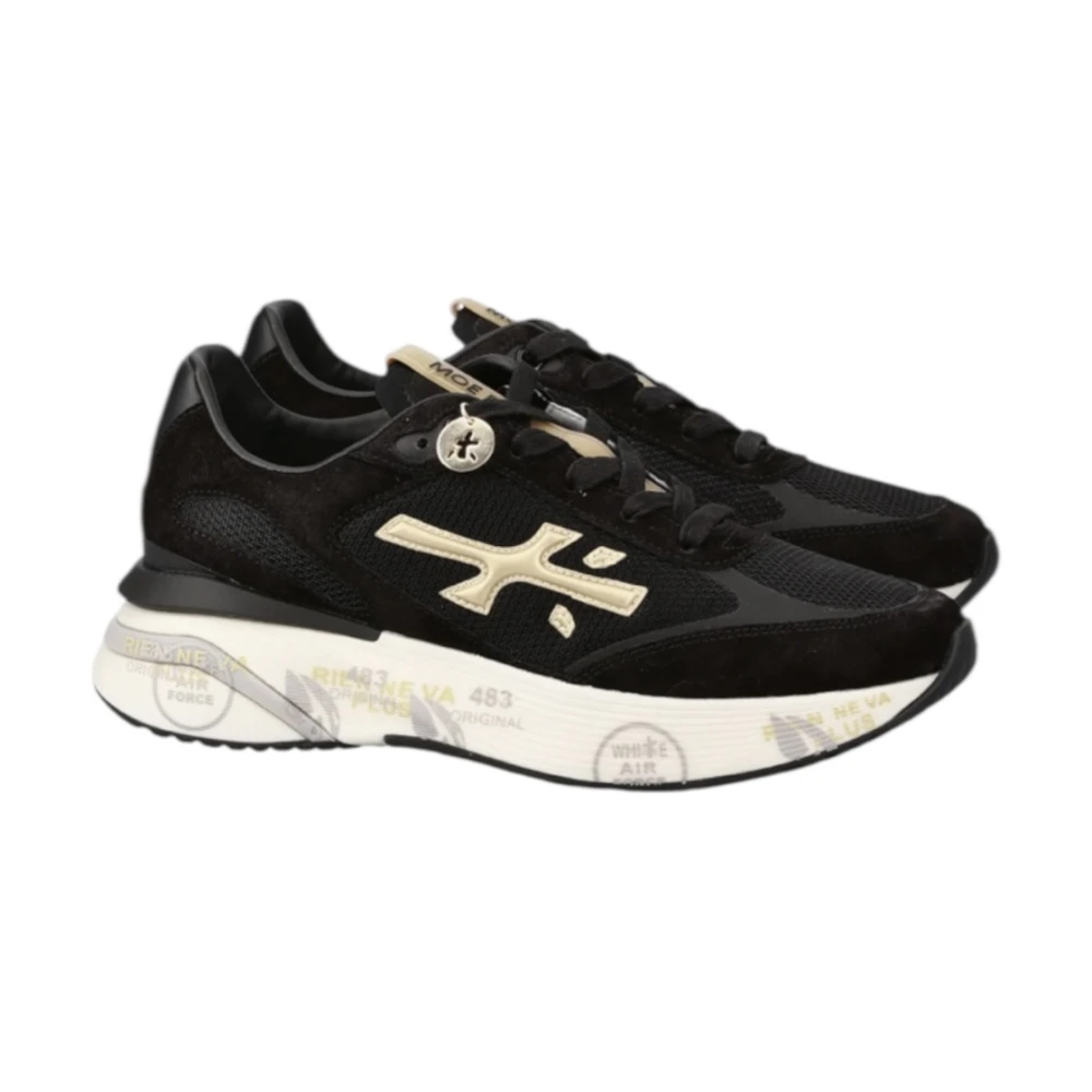 Premiata Dame Sko Svart 36 EU, - side a