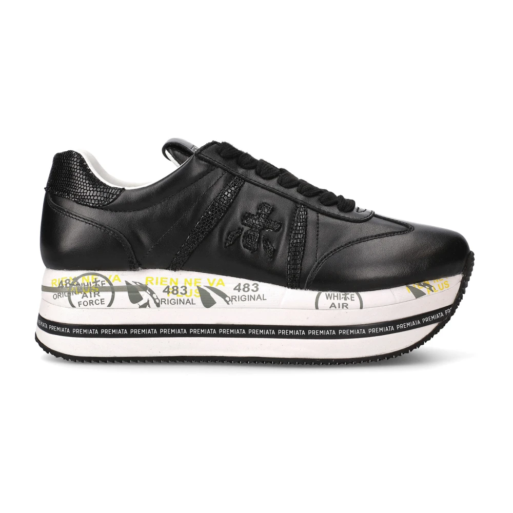 Premiata Dame Sko Svart 38 EU, - main photo