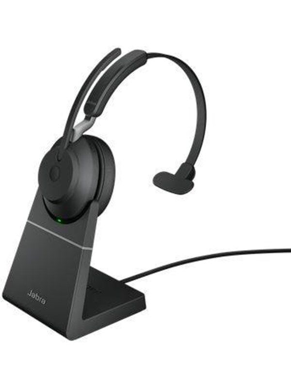 Jabra Evolve2 65 Link380c UC Mono Stand Svart