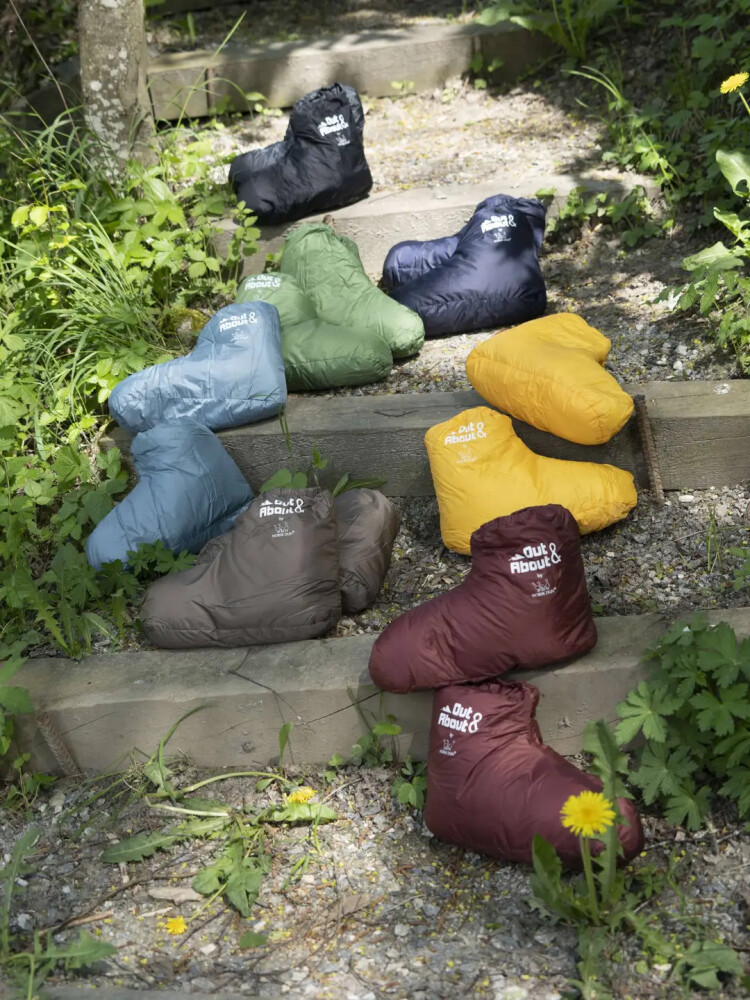 Out&About Dunsokk by Norsk Dun Onesize Blå - side b