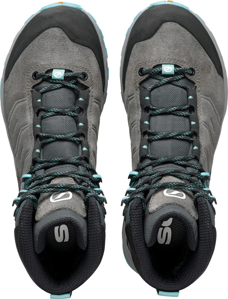 Scarpa Rush Trek Gtx Dame Midgray/Aqua 39 - side b