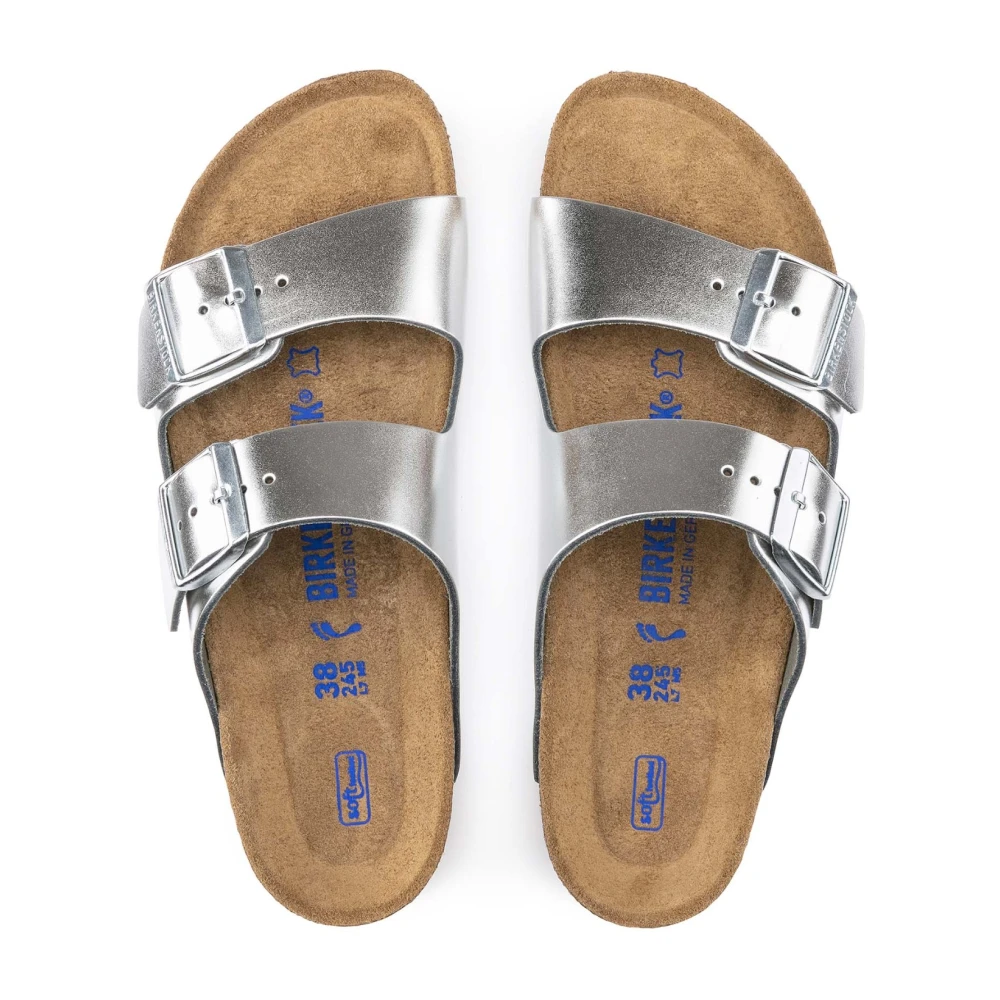 Birkenstock Women's Arizona Soft Footbed Lena Metall 41 Woman - side b