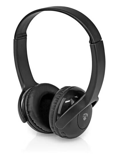 Nedis Trådløse On-Ear-hodetelefoner Sort