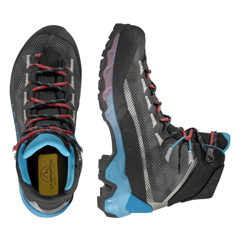 La Sportiva Women"s Aequilibrium Hike Gore tex Carbon/malibu Blue 41 - side b