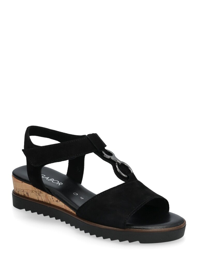 Gabor Wedge Sandal   Black   40 - main photo