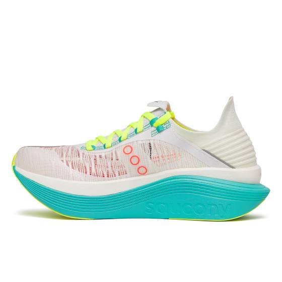 Saucony Unisex Endorphin Elite 2 White/mutant 38 - side a