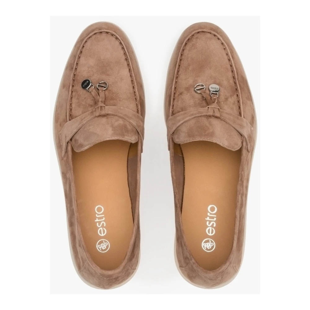 Estro Dame Sko Brun 38 EU, - side b