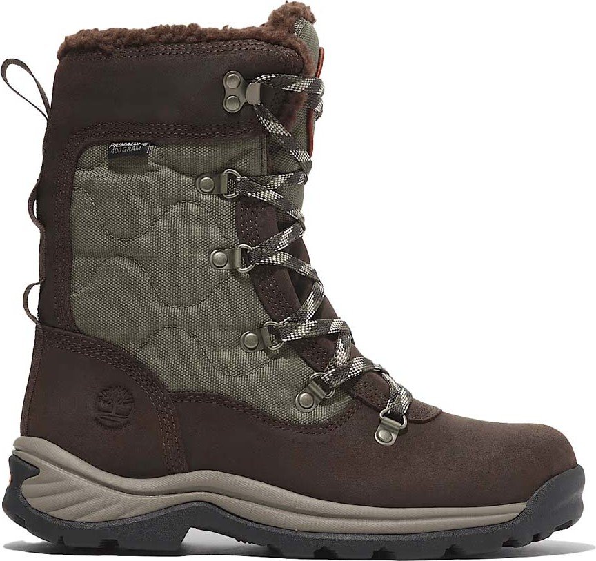 Timberland Women's Chocorua Tall Lace-Up Waterproof Snow Boot Dark Brown Full Grain 36 - main photo