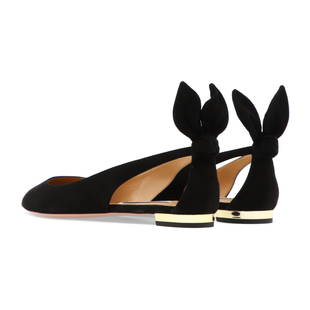 Aquazzura Dame Sko Svart 36 EU, - side b