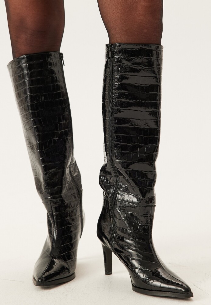 Make Way Knee High Leather Boot - main photo