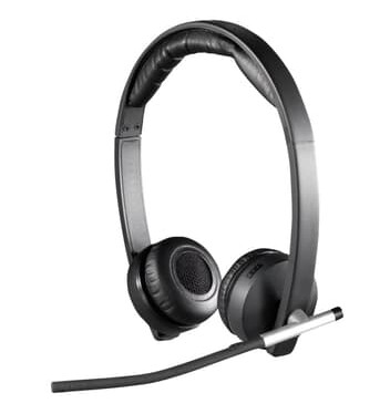Logitech Wireless Dual H820e Hodesett Stereo Svart