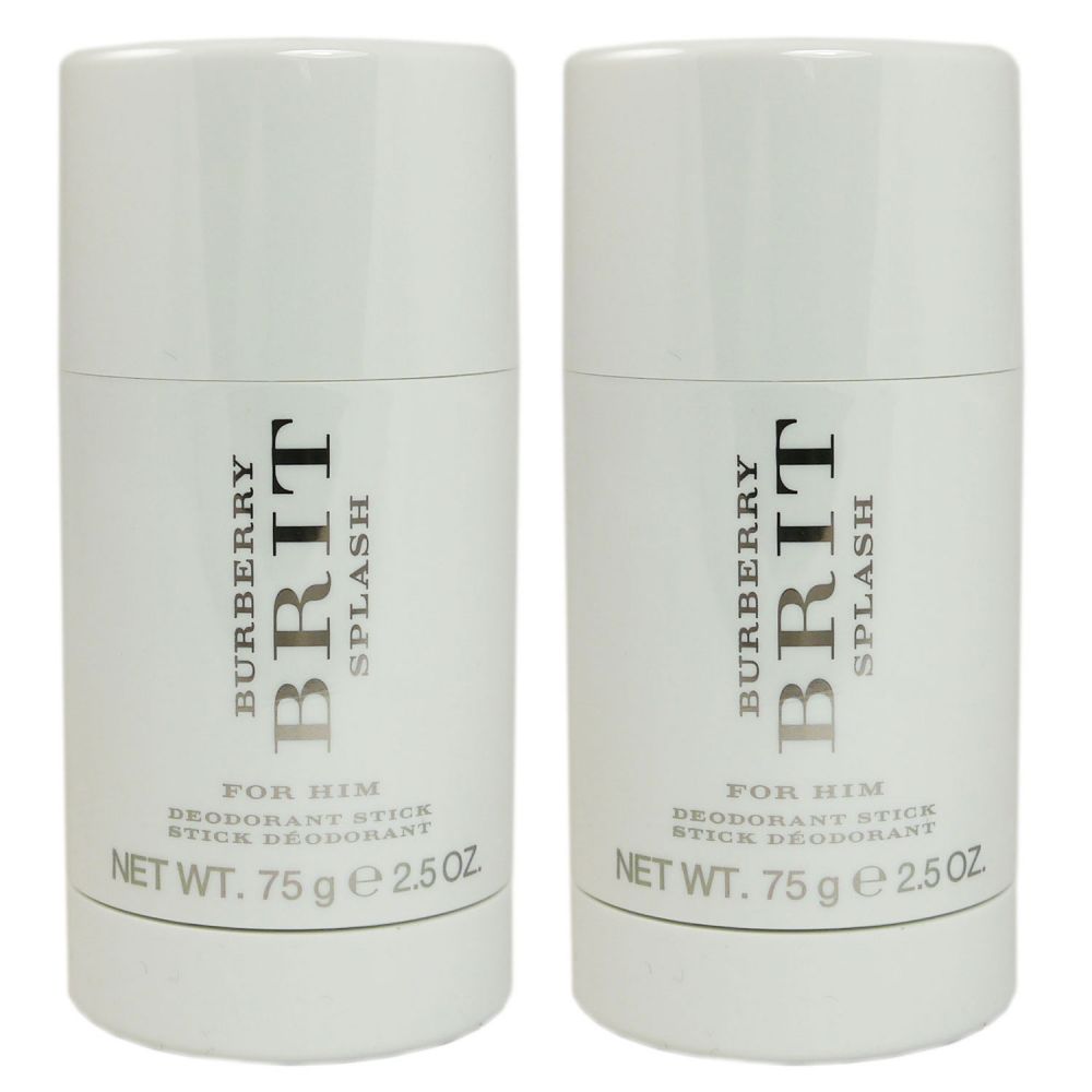 Burberry 2-Pack Brit Splash For Him Deo Stick 75g » Best Pris på