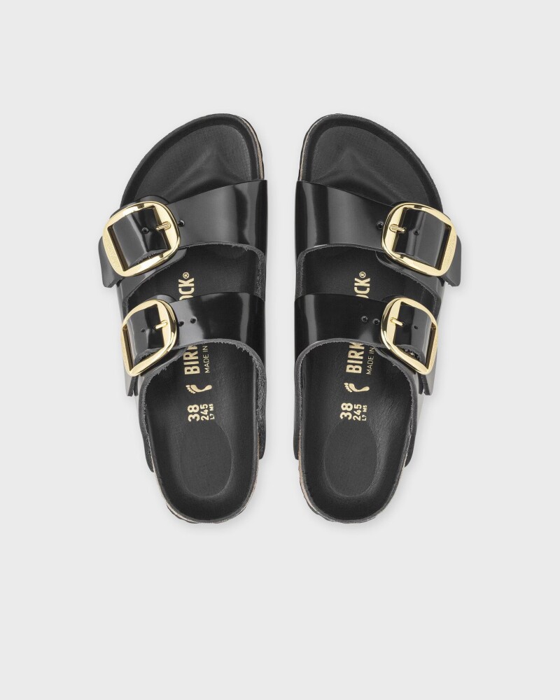 Birkenstock Sandaler Arizona BB Lena High Shine Black Hex Svart - side b