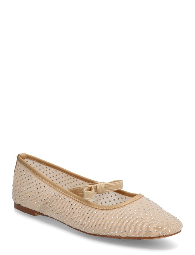 Bianco Fall Rhinestone Bow Ballerina #M - Beige - 36 - main photo