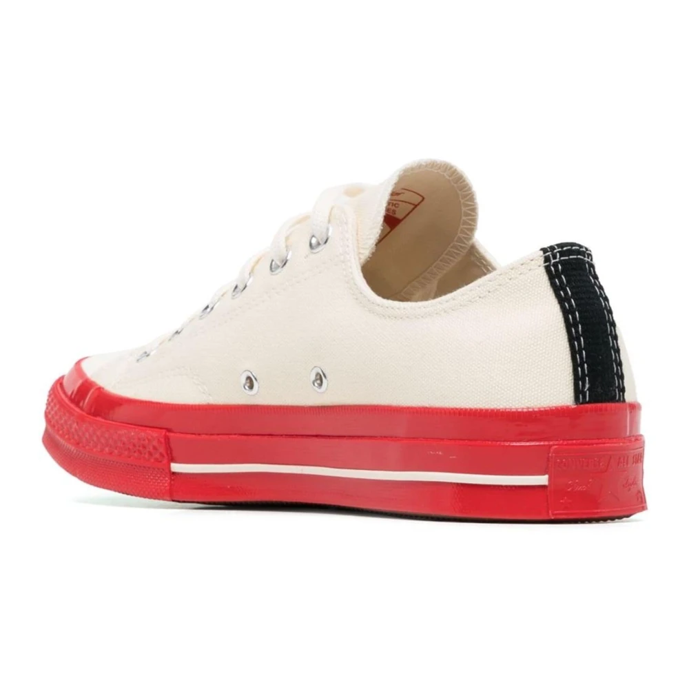 Comme Des Garçons Play Dame Sko Hvit 43 EU - side a
