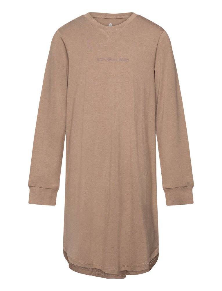 JBS of Denmark Jbs Of Dk Girls Ls Nightdress - Beige - 2 » Best Pris på ...