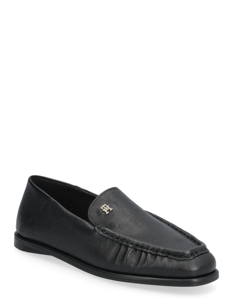 Tommy Hilfiger Hilfiger Smooth Leather Loafer   Black   39 - main photo