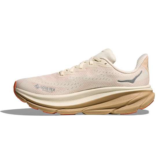 Hoka Clifton 9 GTX Dame Elk/Eggshell/Khaki 39 1/3 - side a