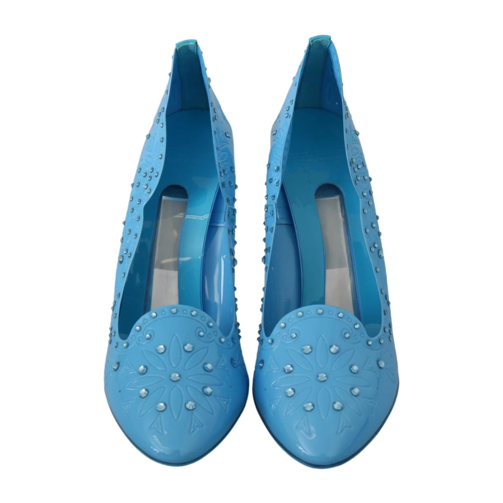 Dolce & Gabbana Dame Sko Blå 39 EU - side b