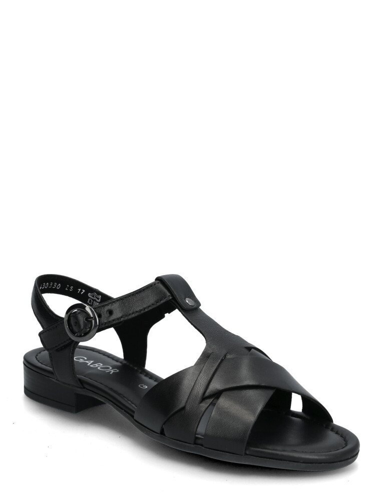 Gabor Flat Sandal   Black   37.5 - main photo