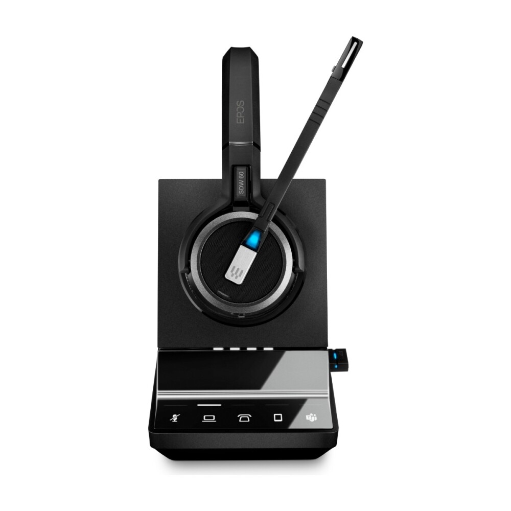 EPOS IMPACT SDW 5066T EU/UK/AUS Wireless DECT Headset UC ready with base station for phone mobile and PC incl dongle Teams certified