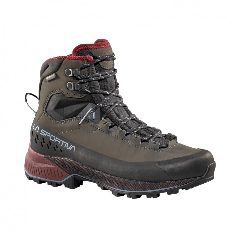 La Sportiva Women"s TX5 Evo Mid GORE TEX Carbon/Redwood 39.5 - side b