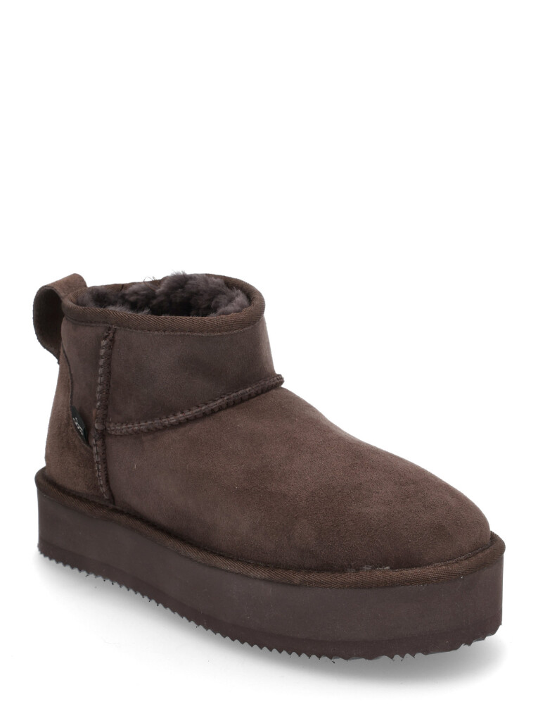 Rosemunde Rhbrisbane Shearling Plateau Boots - Brown - 40 - main photo