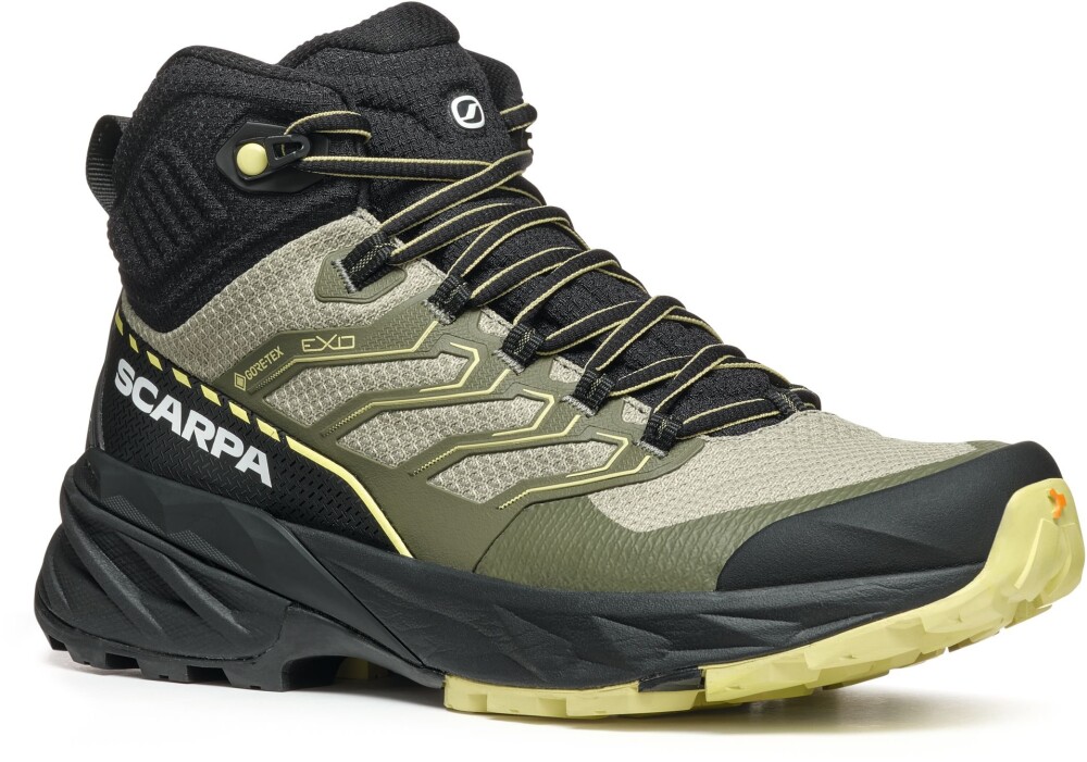 Scarpa Rush Mid Gtx Wmn Sage dusty Yellow » Best Pris på