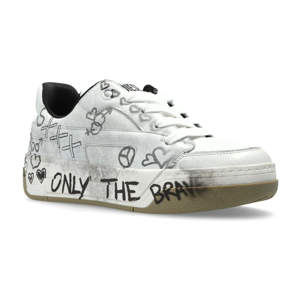 Diesel Dame Sko Hvit 36 EU, - side b