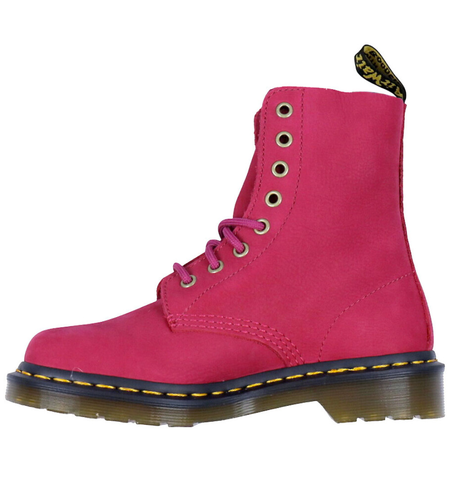 Dr. Martens 1460 Pascal Fuchsia Pink Milled Nubuck Rb Pink 36 - side a