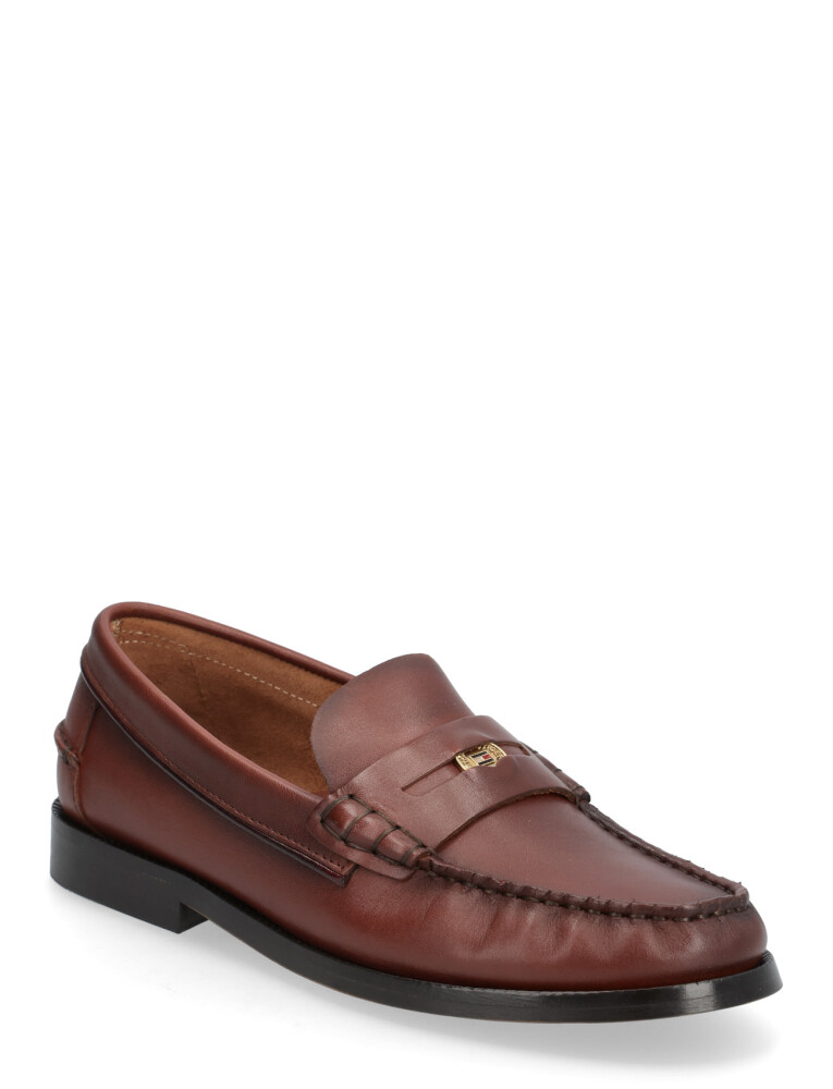 Tommy Hilfiger Hilfiger Penny Loafer Smooth Lth - Brown - 40 - main photo