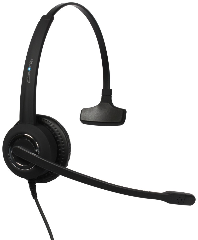 Plusonic USB Headset 101P monaural compatible to Teams and Skype